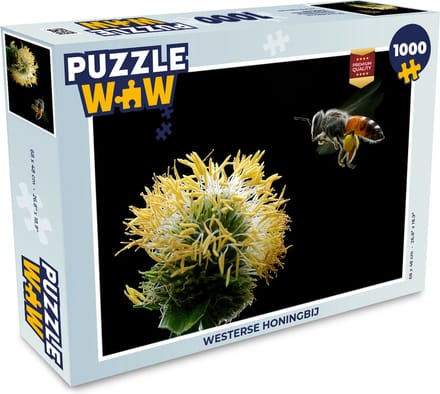 Puzzel Westerse honingbij - Legpuzzel - Puzzel 1000 stukjes volwassenen