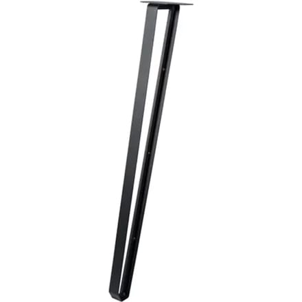 Duraline Meubelpoot Contour Staal 72cm Mat Zwart