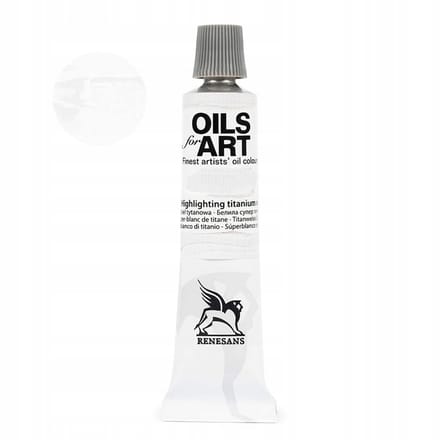 Olieverf Olej voor Kunst 20ml 51 Superwit - Hoge Kwaliteit
