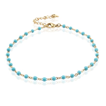LGT JWLS Enkelband Emaille Lichtblauw