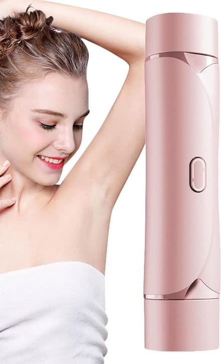 Bikini Trimmer - Ontharingsapparaat Dames - Persoonlijke Verzorging - Dubbele Scheerkop - 18 cm - Wit