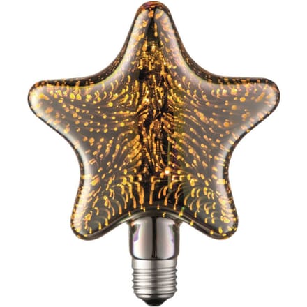 Lucande - E27 LED-lamp - Glas, metaal - E27 - rookgrijs, goud