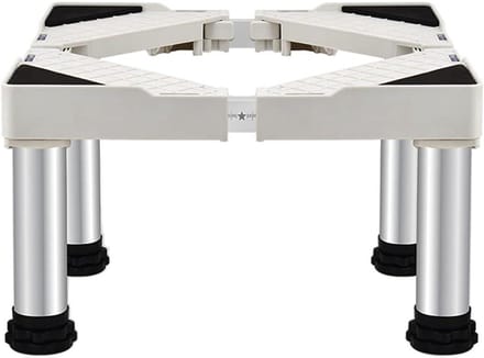 Verstelbare Onderstel - Machinevoet - Apparaten Verplaatsen - Met Waterpas - 50-75 cm - Grijs
