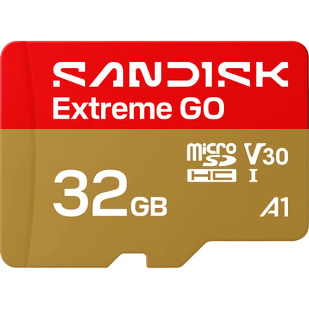 SanDisk microSDHC Extreme GO 32GB (UHS-I, R100MB/s / W60MB/s, 5K)