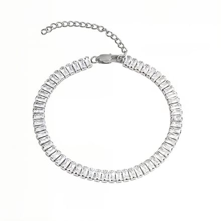 Diamond Tennis Bracelet Radiant Cut White Gold