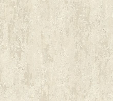 RUW METAAL BEHANG | Industrieel - beige crème goud - A.S. Création BETON "Concrete & More"