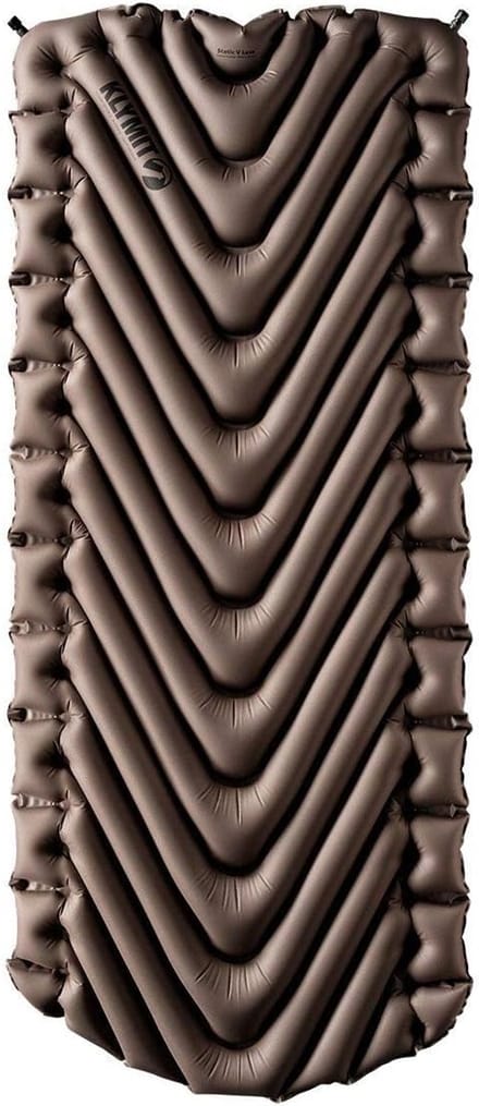 Luxe Slaapmat - Opblaasbaar Luchtbed - Kamperen Buiten - Extra Breed Ontwerp - 193x76cm - Steengrijs/Zwart