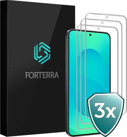 Screenprotector 3 Stuks - Geschikt voor Samsung Galaxy S25 FE / S26 FE - Extra Sterk - Beschermglas - Gehard Glas - Tempered Glass - Screen Protector