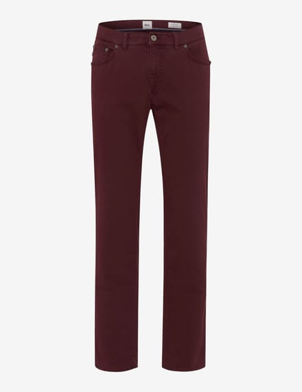 Brax Heren Jeans  Style COOPER MERLOT, donkerrood, maat 36/32