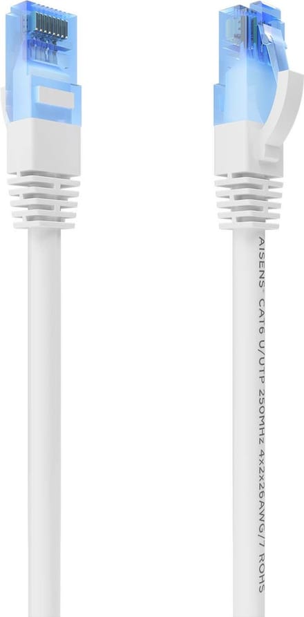 AISENS A135-0825 netwerkkabel Wit 7,5 m Cat6 U/UTP (UTP)