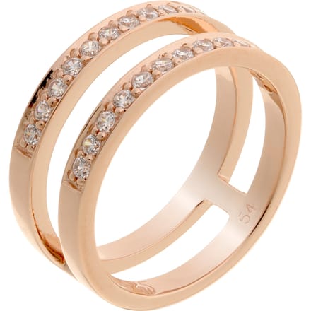 Orphelia Dames 925 Sterling Zilveren Ring - Rosé ZR-7124/RG