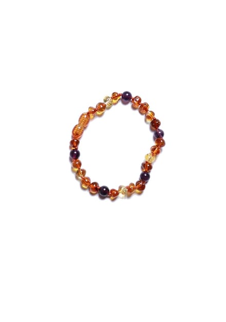 Coni barnsteen armband kids Amethyst 16.5cm