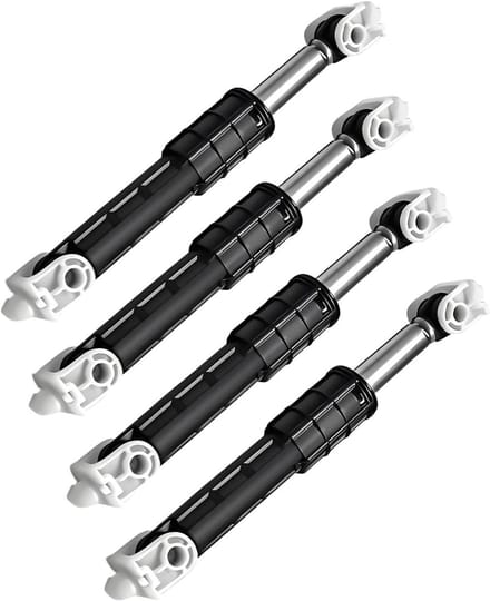 Wasmachine Dempers - Schokdempers Wasmachine - Stabiliseren Wasmachine - Vermindert Geluid - 4 Stuks - Zwart