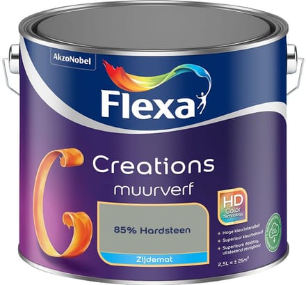 Flexa - Creations Muurverf Zijdemat - 85% Hardsteen - Mengverf - 2,5 L