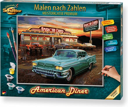 Malen nach Zahlen - American Diner