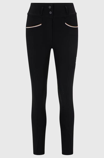 Boss Equestrian Rijbroek Dames Hoge Taille Knie Grip Hannah Core XL Zwart