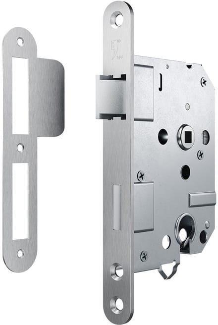 Insteekslot - RVS geborsteld - GPF - GPF0100.09 Cilinderslot PC55 RVS Geborsteld