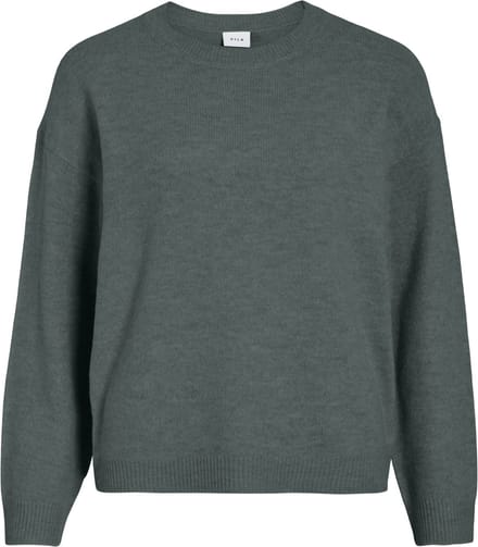 VILA - VILIGA L/S O-NECK KNIT TOP - NOOS - Dames - Gebreide truien
