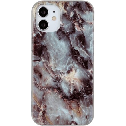 Mocaa iPhone 12 Mini Marmerlook Hoesje Meerkleurig