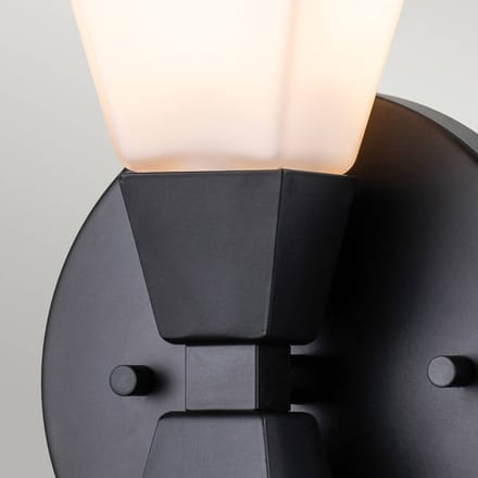 Elstead Lighting LED Wandlamp Bowtie | 3W 3000K 300Lm 830 | IP44 | Dimbaar | Matte Black