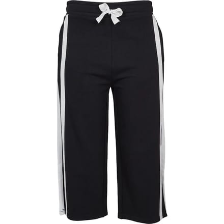 Urban Classics - Terry culotte Driekwartbroek - S - Zwart/Wit