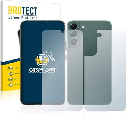 Screenprotector voor Samsung Galaxy S22 Plus 5G (Voor+Achter) Beschermglas transparant
