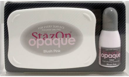 Tsukineko StazOn Opaque Inkpad Blush Pink