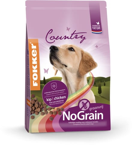 Fokker Dog Nograin Kip 2 keer 2.5 kg