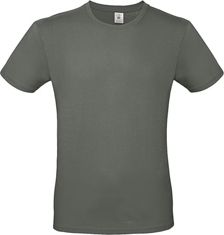 Classic E150 T-shirt B&C Collectie Millenial Khaki Maat M