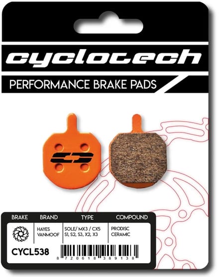 Cyclotech Remblokken VanMoof, Prodisc Ceramic