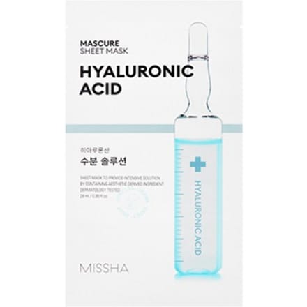 [Promotie] MISSHA - Mascure Solution Sheet Mask - Hyaluronic Acid - 1stuk
