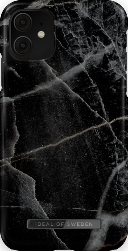Ideal of Sweden Fashion Case iPhone 11/XR Black Thunder Marble