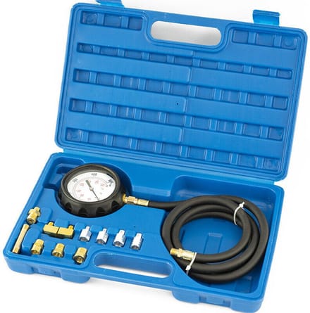 Oliedruktester / oliedrukmeter - verschillende adapters - Incl. koffer