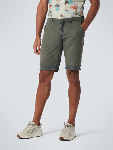 No Excess Mannen Chinoshorts Donker Groen 36