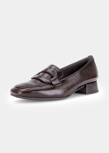 Leren veterschoen met decoratief element - bruin - Gr. 37 van Goldner Fashion