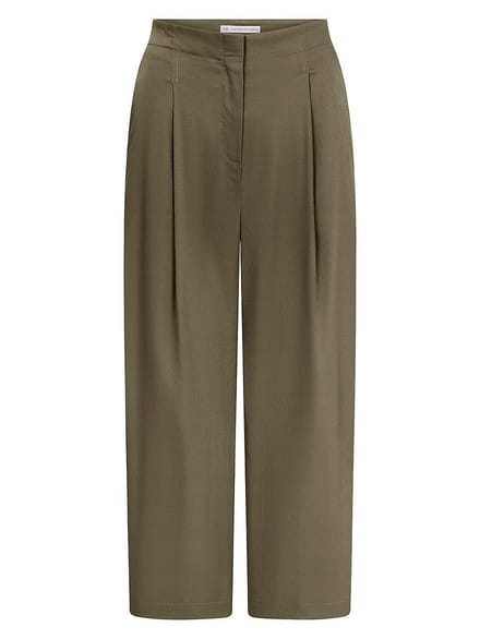 Wide Fit-7/8-broek Model Lisan Van Raffaello Rossi groen
