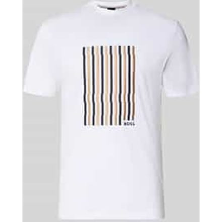 regular fit T-shirt van pure katoen model 'C-THOMPSON 41'