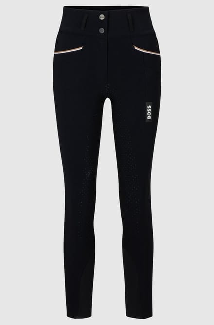 Boss Equestrian Rijbroek Dames Hoge Taille Full Grip Hailey Core M Zwart