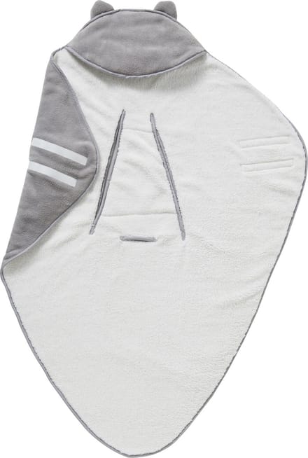 Vertbaudet Reisdeken - capuchon - microvezel - fleece voering - baby