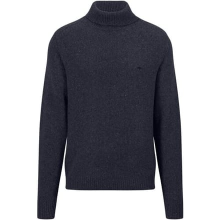Fynch-Hatton Trui Rollneck Donegal Navy / male