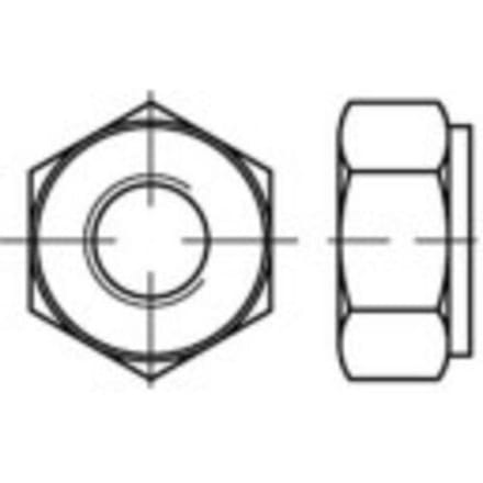 TOOLCRAFT 137621 Zeskantmoeren M27 DIN 2510 Staal 1 stuk(s)