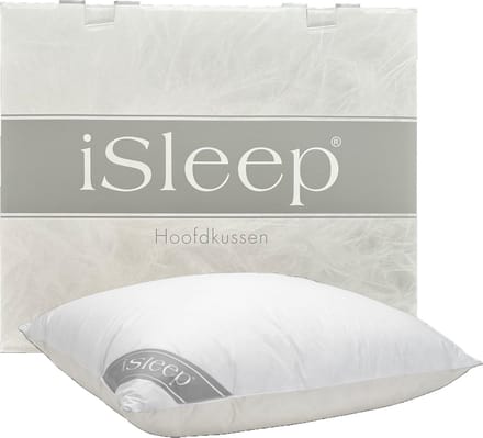 iSleep Donzen Hoofdkussen - 60% Eendendons - Puntkussen - 60x70 cm