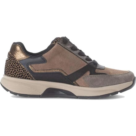 Gabor rollingsoft sensitive 76.878.42 - dames rollende wandelsneaker - Bruin - maat 38 (EU) 5 (UK)