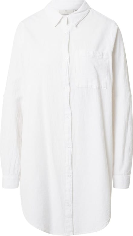 Kaffe KAnaya Shirt Tunic Dames Tuniek - Chalk