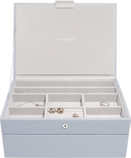 STACKERS LAVENDER - Sieradendoos - Juwelendoos - Sieradenhouder - Sieraden Organizer - 2-set