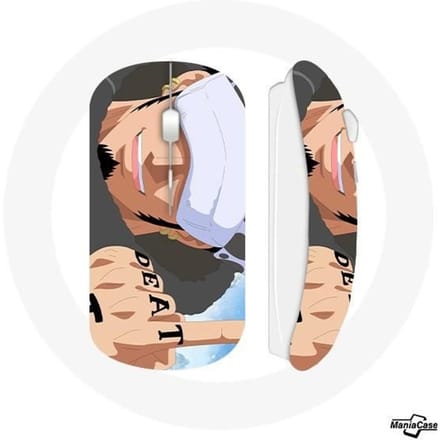 Draadloze Muis - MANIACASE - Trafalgar Law - Compatibel met Mac en PC - USB-stick inbegrepen - Wit