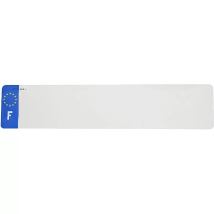 Nummerplaatstrip voor pvc Top Plaq