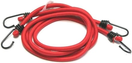Expander Touw - Elastisch Koord - Bevestigen en Zekeren - Verstelbaar Ontwerp - 8 mm x 1000 mm - Rood