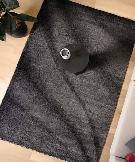 Modern vloerkleed - Vision zwart/grijs 80x150