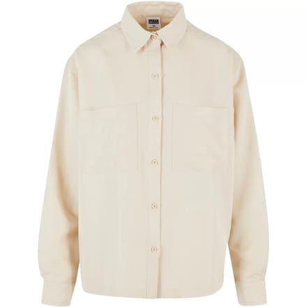 Urban Classics - Oversized Twill Blouse - XS - Beige
